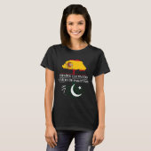 Spanish Grown with Pakistani Roots  Pakistan Tシャツ (正面フル)