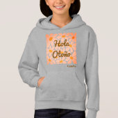 Spanish Hello Autumn Fall Vibes Personalize Kids' (正面)