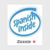 Spanish inside シール (シート)