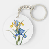 Spanish iris by Pierre-Joseph Redouté キーホルダー (裏面)