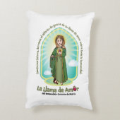 Spanish Kids FOL Mama Mary Icon + Unity Prayer  アクセントクッション (裏面(縦))