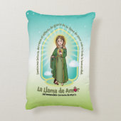 Spanish Kids FOL Mama Mary Icon + Unity Prayer  アクセントクッション (裏面(縦))