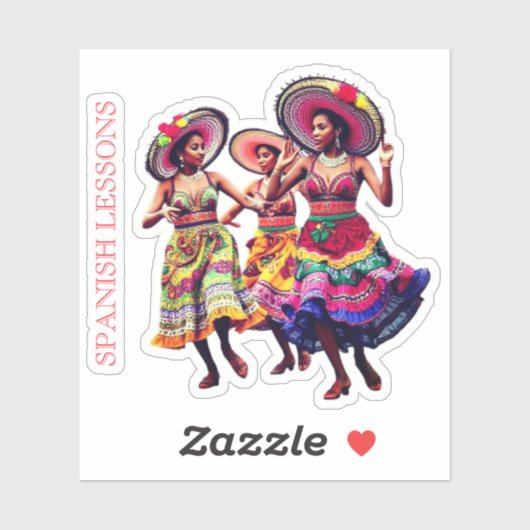 SPANISH LESSONS シール (シート)