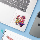 SPANISH LESSONS シール (ノートパソコンとiPhone)