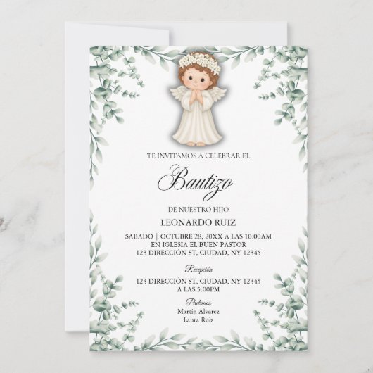 Spanish Little Angel 招待状 (正面)