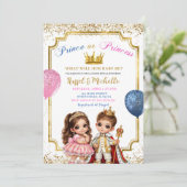 Spanish Mexican Prince or Princess Gender Reveal I 招待状 (スタンド正面)