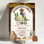 Spanish Mexican Wild West Cowboy turning one 招待状