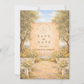 Spanish Olive Grove Wedding セーブザデート (正面)