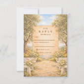 Spanish Olive Grove Wedding 出欠カード (正面)