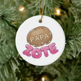 Spanish Papa Zote Soap Ornament セラミックオーナメント