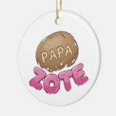 Spanish Papa Zote Soap Ornament セラミックオーナメント (左)