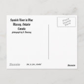 Spanish River, Massey, Ontario, Canada Postcard ポストカード (裏面)