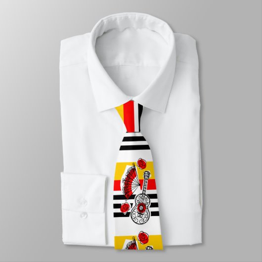 Spanish Souvenirs Classic Stripe tie ネクタイ (タイ)
