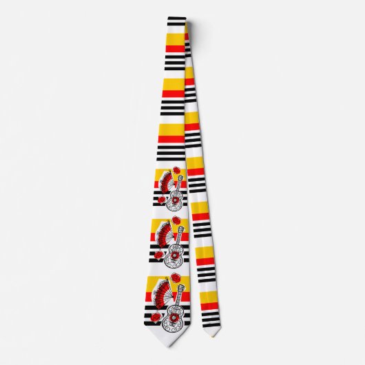 Spanish Souvenirs Classic Stripe tie ネクタイ (正面)