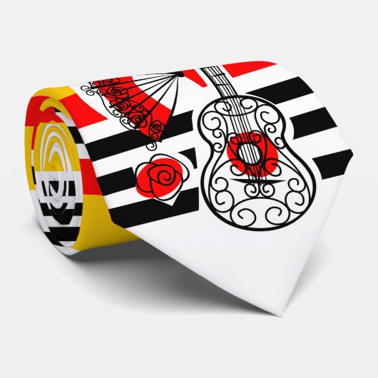 Spanish Souvenirs Classic Stripe tie ネクタイ (ロール)