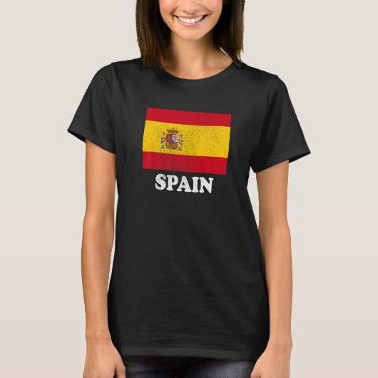 Spanish Spain Flag Pride Spanish Flag   Tシャツ (正面)
