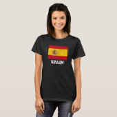 Spanish Spain Flag Pride Spanish Flag   Tシャツ (正面フル)