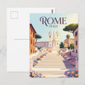 Spanish Steps Italy ポストカード (正面/裏面)