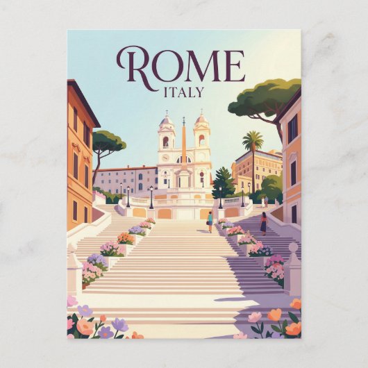 Spanish Steps Italy ポストカード (正面)