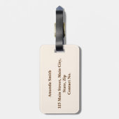 Spanish Style Fiesta ラゲッジタグ (裏面縦)