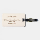 Spanish Style Fiesta ラゲッジタグ (裏面横)