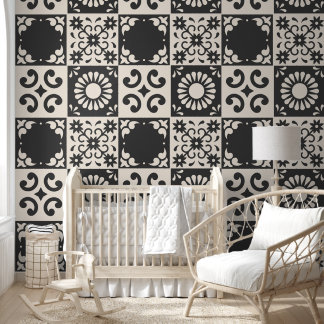 Spanish Style Tiles - Peel and Stick Wallpaper 壁紙