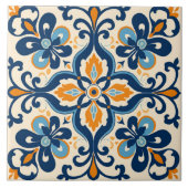 Spanish Tile Mediterranean Ceramic Tile タイル (正面)