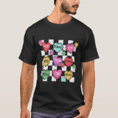 Spanish Valentine Conversation Heart Feliz San Val Tシャツ (正面)