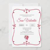 Spanish Valentines day  招待状 (正面)