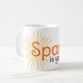 SpanishIsYourAmigoのマグ コーヒーマグカップ (正面左)