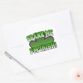 Spank Me I'm Irish Sticker ラウンドシール (封筒)