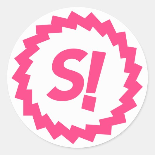 SPANKCHAINコインのシールラウンド ラウンドシール (正面)