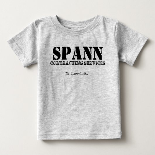 Spannの引き締まるサービス ベビーTシャツ (正面)