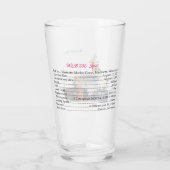 Spar情報ガラス タンブラーグラス (裏面)