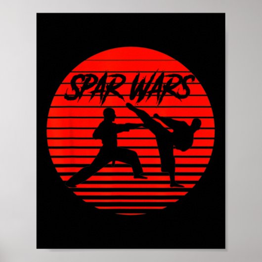 Spar Wars Karate Shotokan Martial Arts  ポスター (正面)