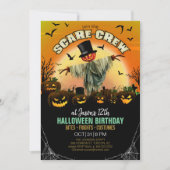 Spare Crewハロウィーン誕生日またはパーティーID1001 招待状 (正面)