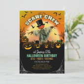 Spare Crewハロウィーン誕生日またはパーティーID1001 招待状 (スタンド正面)