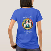 SPARETIMESカスタマイズ可能な女性の基本Tシャツ Tシャツ (裏面)