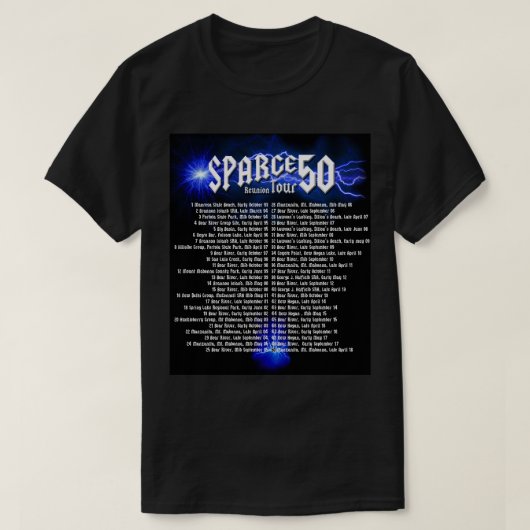 Sparge50 Tシャツ (デザイン正面)