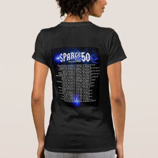 Sparge 50の女性の背部 tシャツ