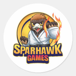 SparhawkGamesステッカー ラウンドシール