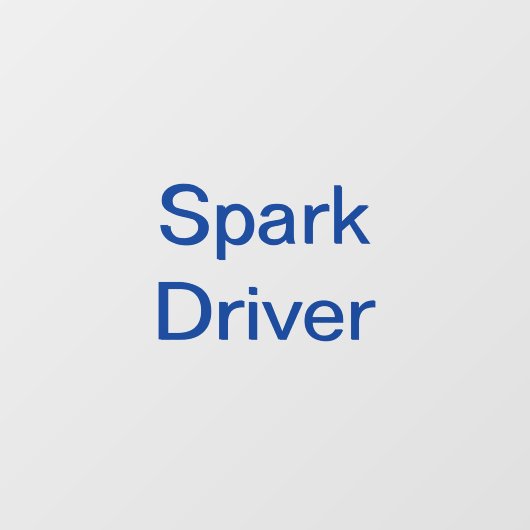 Spark 配送ドライバー 車 窓 デカール ウィンドウサイン (シート)