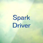 Spark 配送ドライバー 車 窓 デカール ウィンドウサイン (シート3)