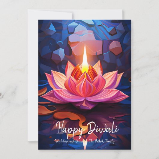 Spark of Grace Diwali card 招待状 (正面)