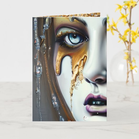 Sparkleを送る カード (黄色い花)