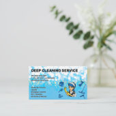 Sparkleクリーニングサービス | メイド 名刺 (スタンド正面)