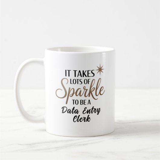 Sparkleデータ入力担当者 コーヒーマグカップ (左)