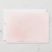 Sparkleバラ金ゴールドグリッターとフローラ保存日付 セーブザデート (裏面)