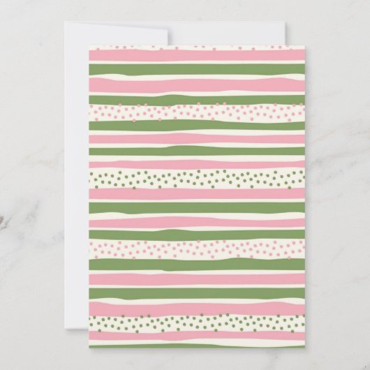 Sparkle And Roar Unicorn Dinosaur Joint Birthday 招待状 (裏面)