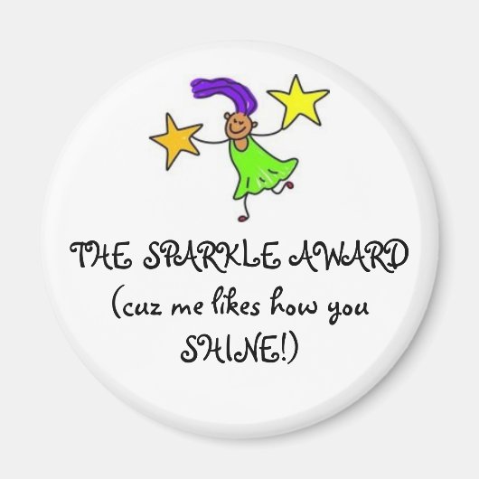 SPARKLE AWARD(可愛い私の好き方… マグネット (正面)
